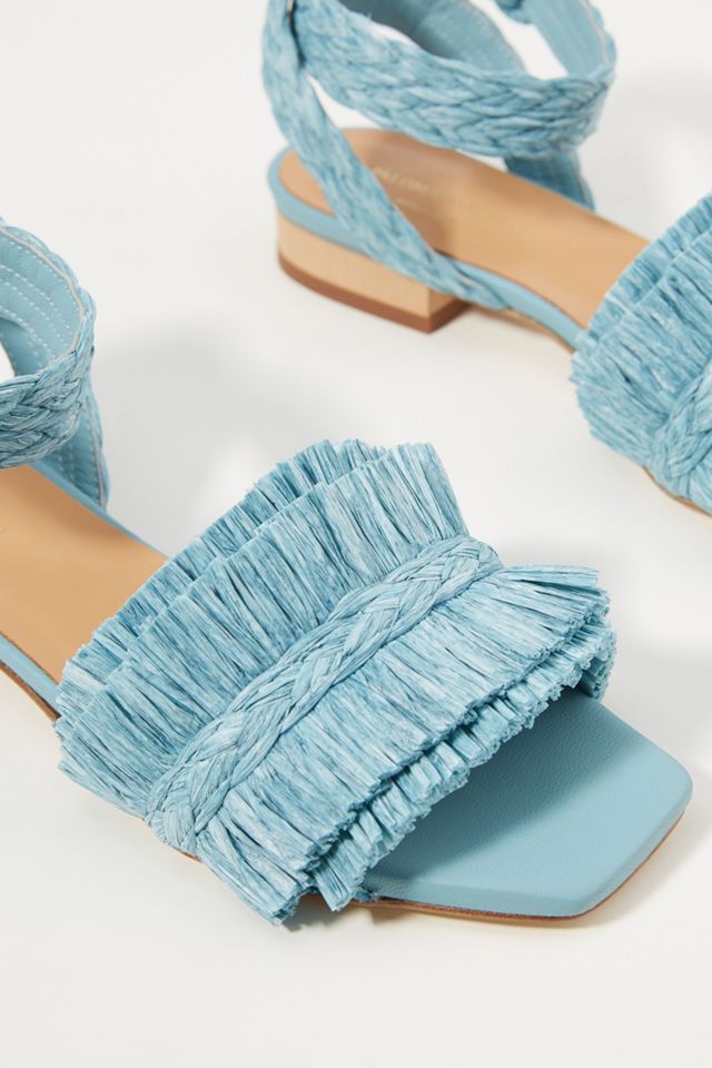 Paloma Barcelo Gisele Raffia Sandals #2