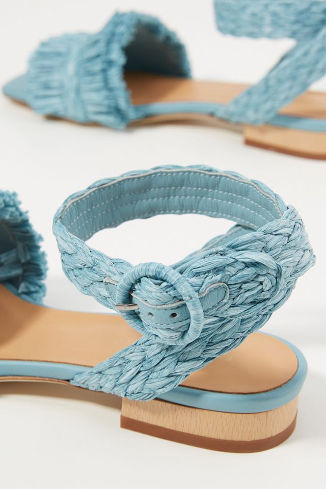 Paloma Barcelo Gisele Raffia Sandals #3
