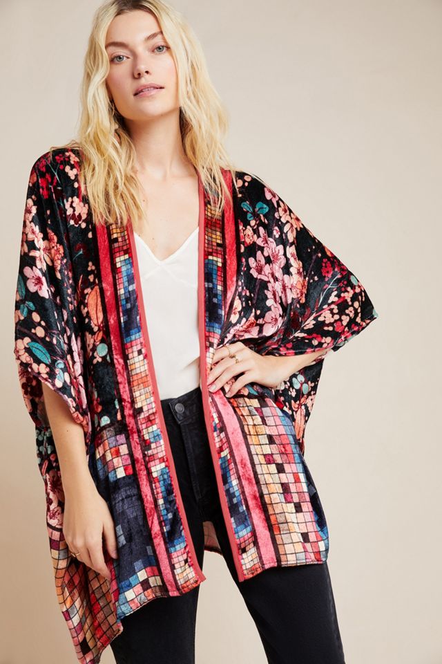 Ciara Velvet Kimono #1