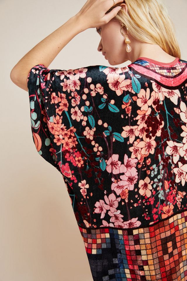 Ciara Velvet Kimono #3