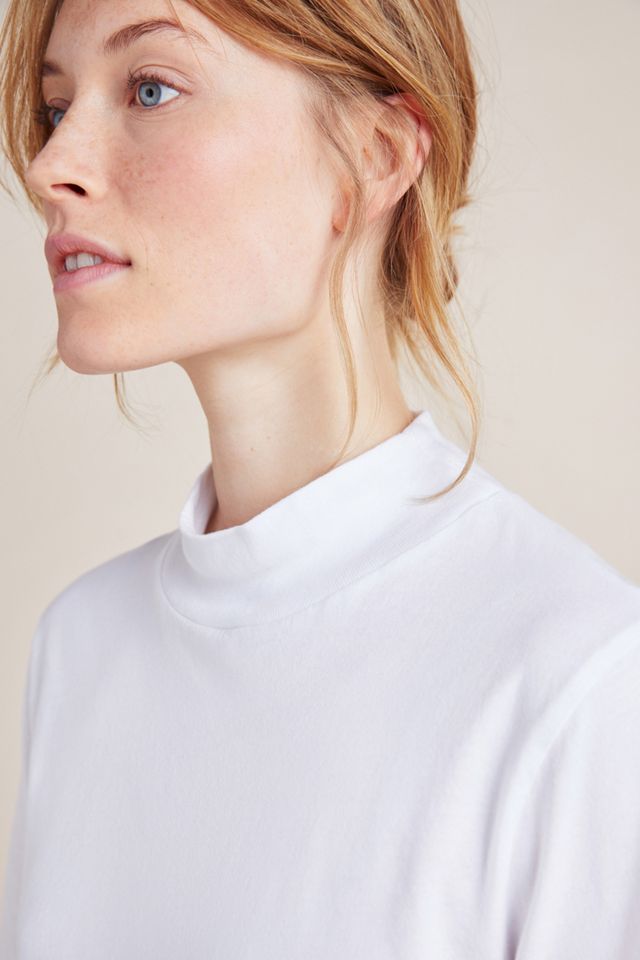 Ella Mock Neck Tee #3