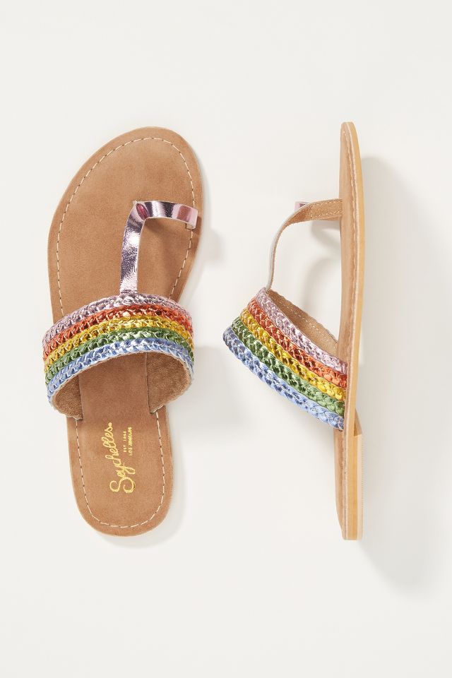 Seychelles Metallic Rainbow Sandals Anthropologie