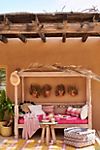 Carved Ezana Indoor/Outdoor Canopy Daybed #9