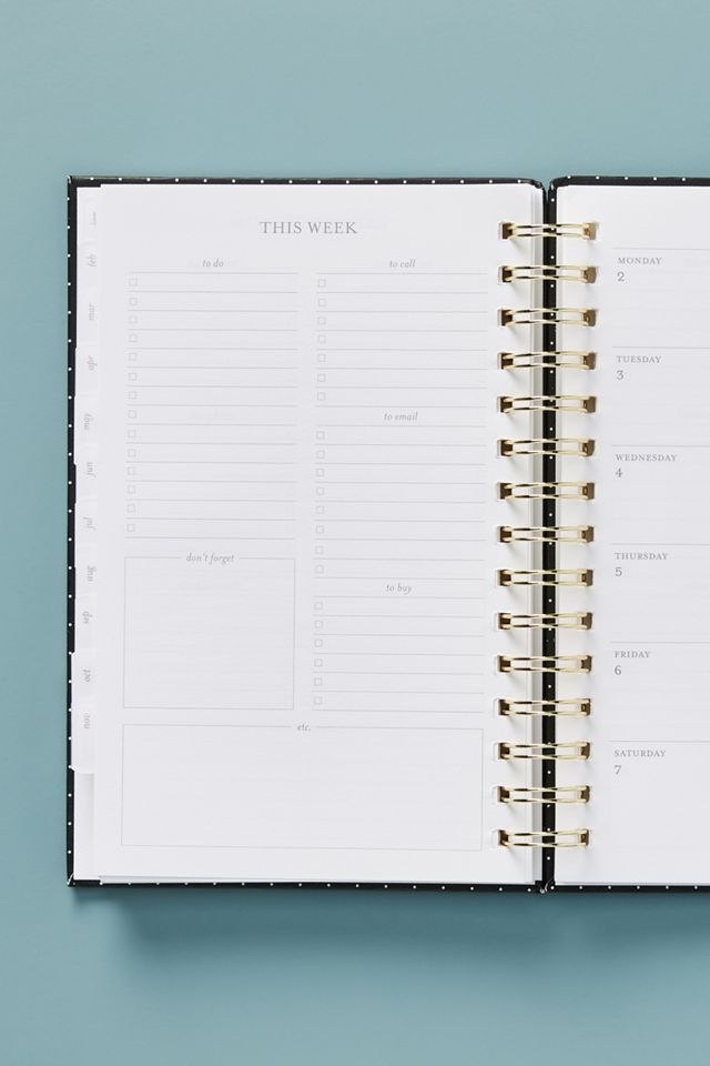 Sugar Paper Small Spiral Dotted 2020 Planner #3