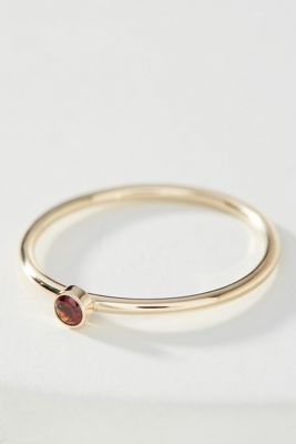 Maya Brenner 14K Yellow Gold Birthstone Ring
