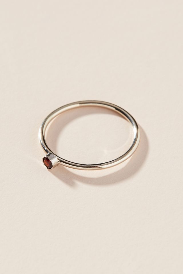 Anthropologie hot sale birthstone ring