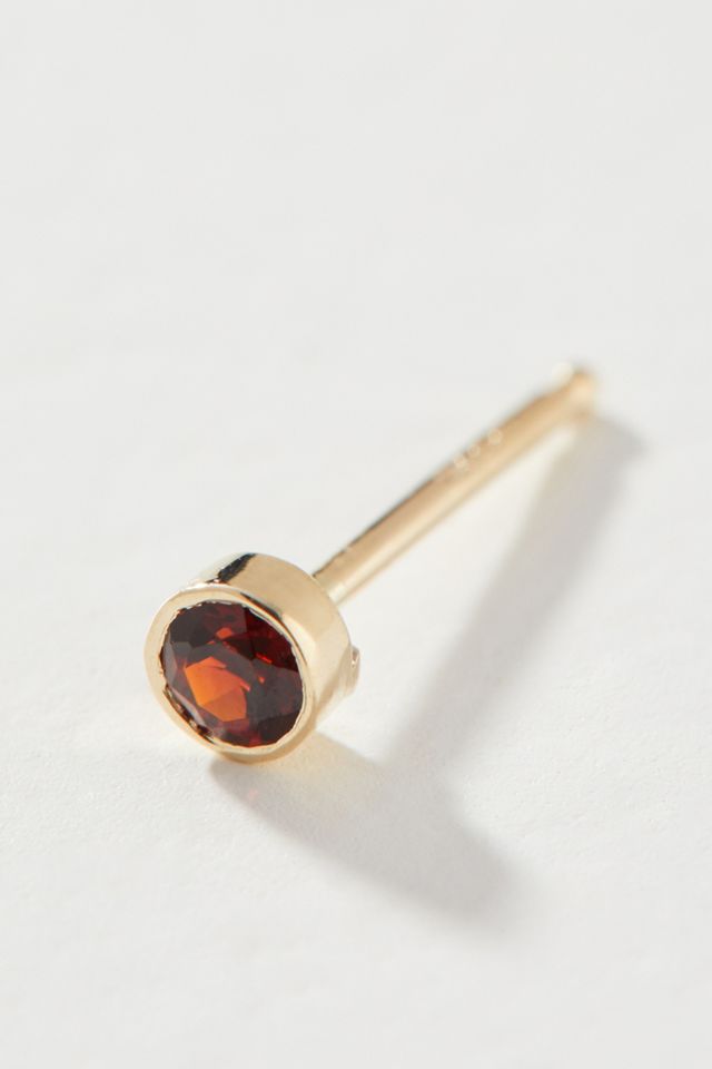 Maya Brenner 14k Yellow Gold Birthstone Post Earrings #1