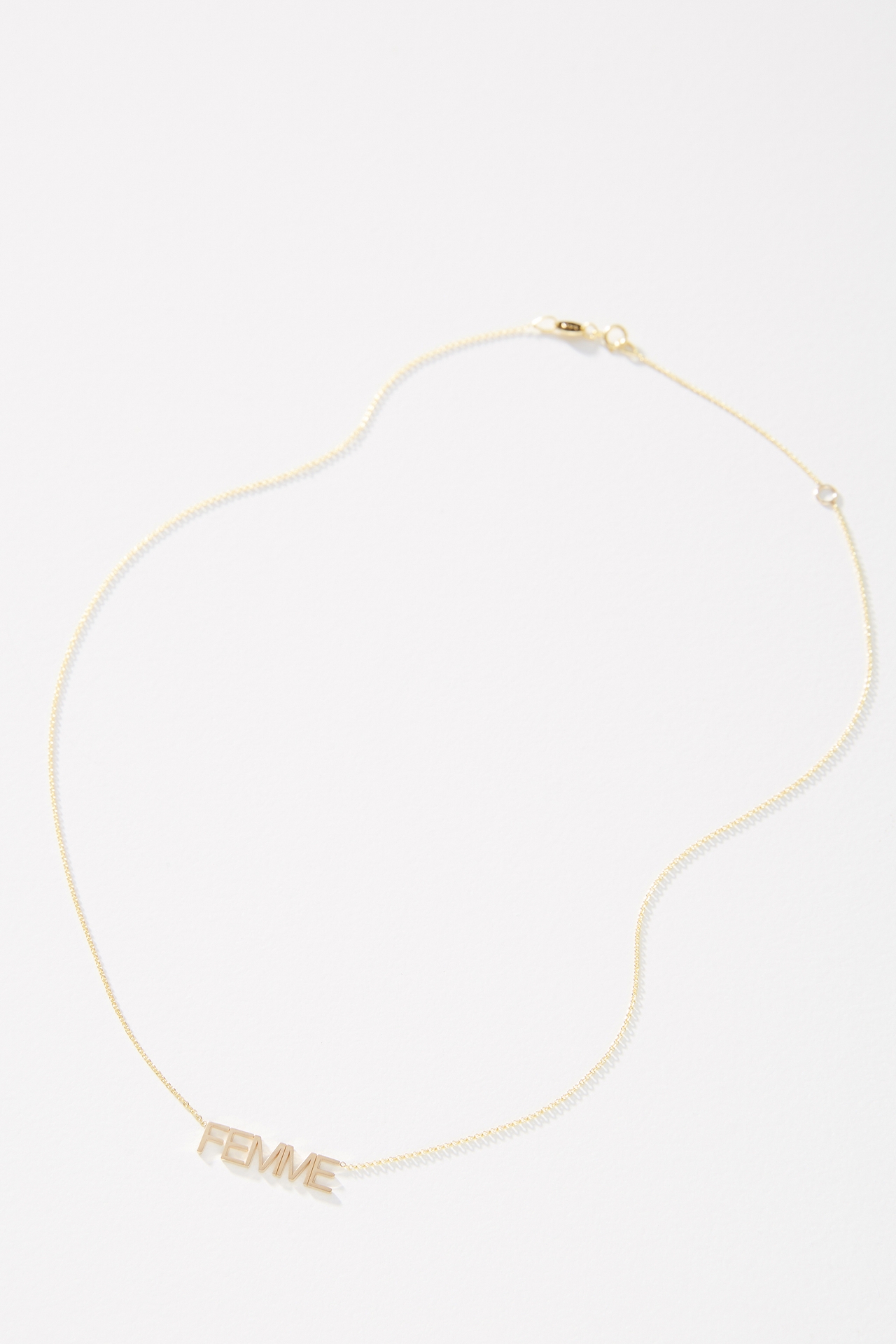 Maya Brenner 14k Gold Femme Necklace