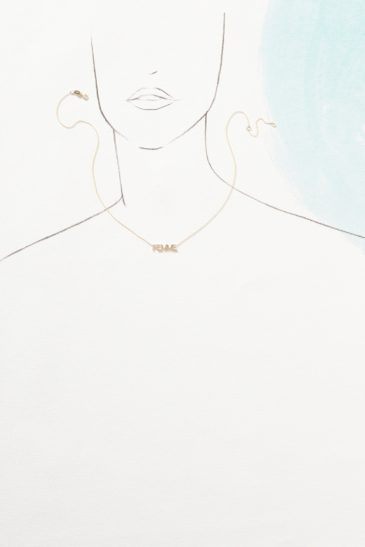 Maya Brenner 14k Gold Femme Necklace