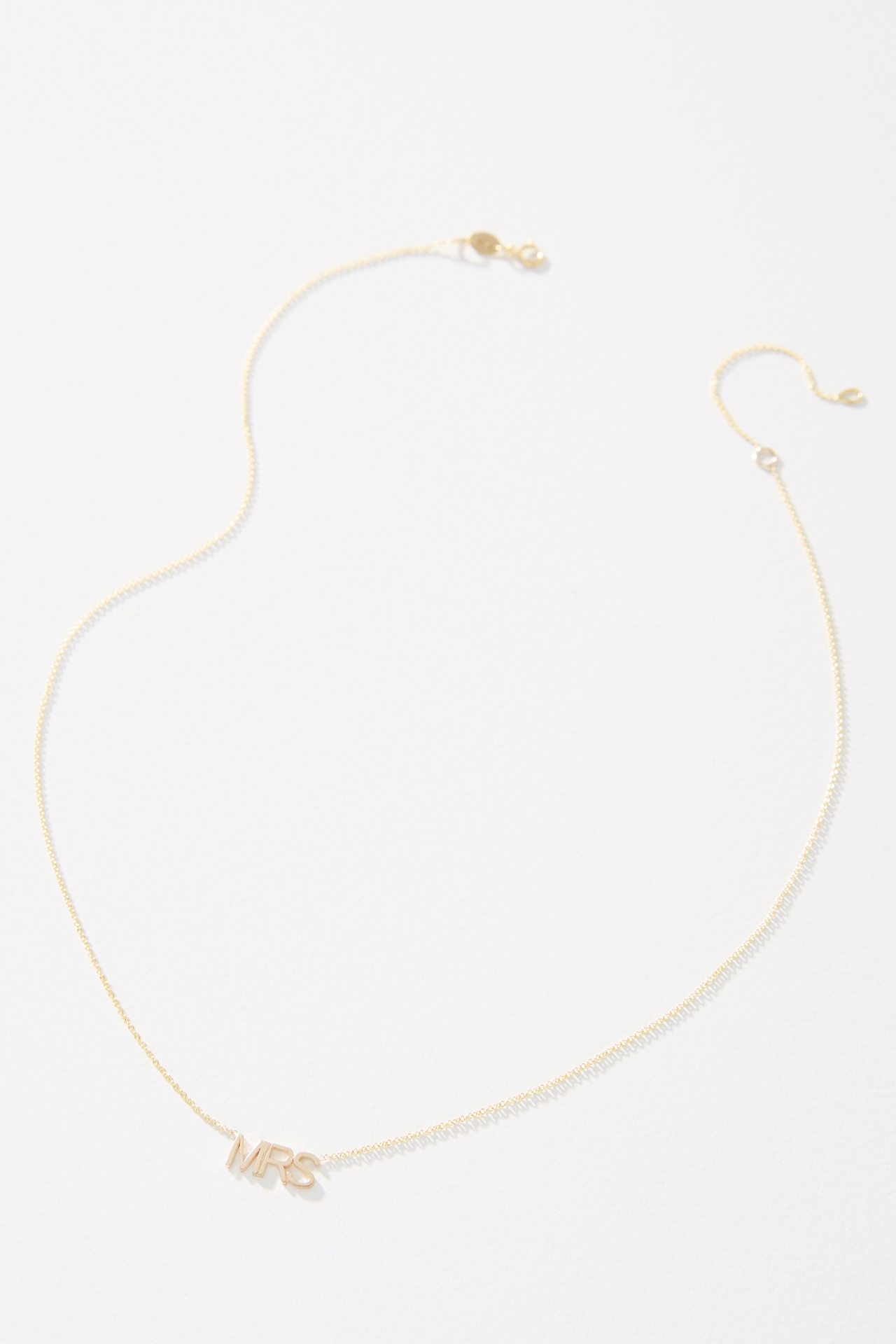 Maya Brenner 14k Gold Mrs. Necklace