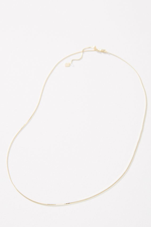 Chain Extender Necklace | Color: 14K Yellow Gold | Size: 4 by Maya Brenner