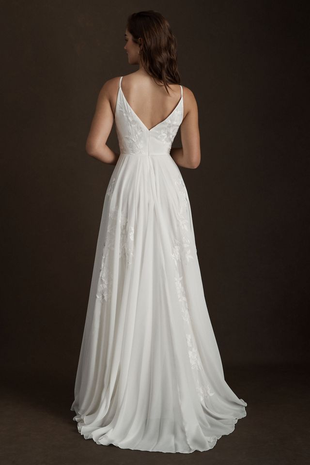 BHLDN Bonaire V-Neck Embroidered Wedding Gown #2