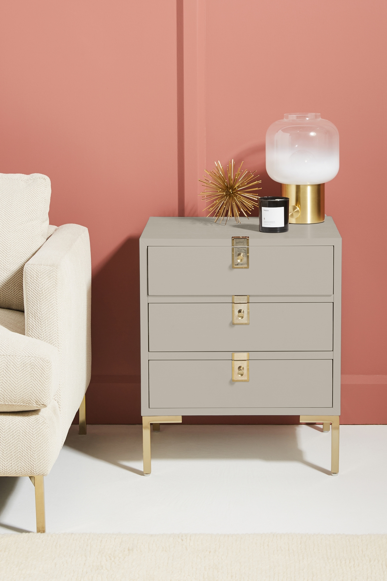 Ingram Three-Drawer Nightstand