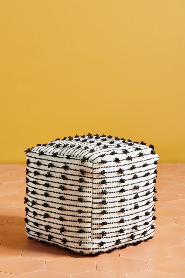 Polka Dot Indoor/Outdoor Pouf #3