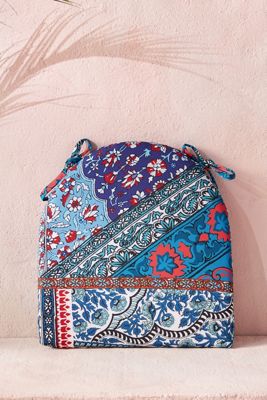 Blockprinted Indoor/Outdoor Seat Cushion