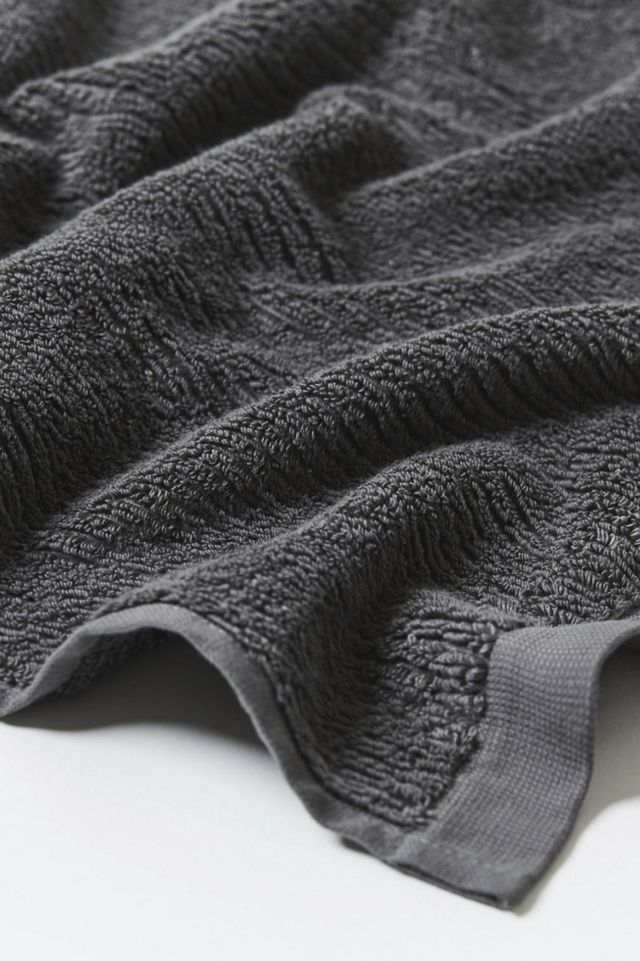 Shadow Gray Organic Turkish Cotton Hand Towel Set