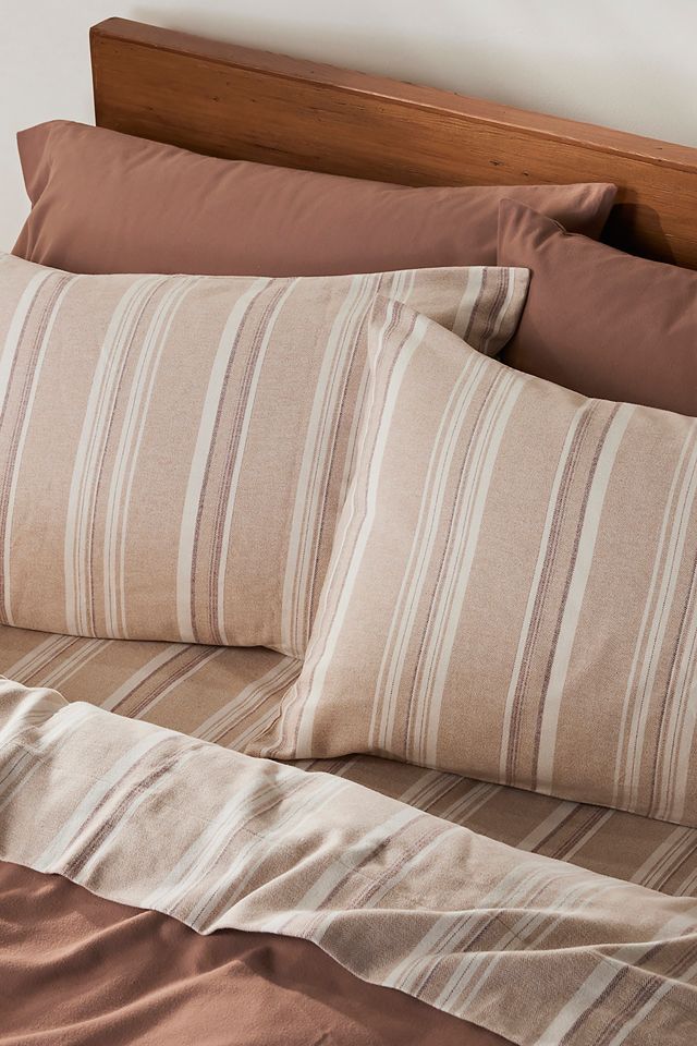 Coyuchi Cloud Brushed Organic Flannel Sheet Set #1