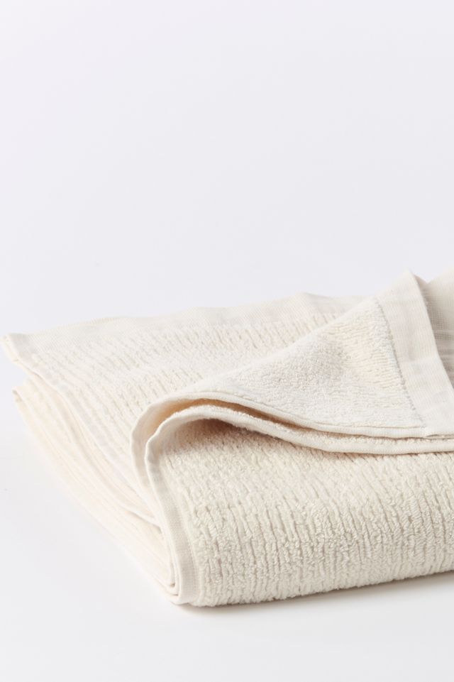 Coyuchi Temescal Organic Ribbed Bath Towel