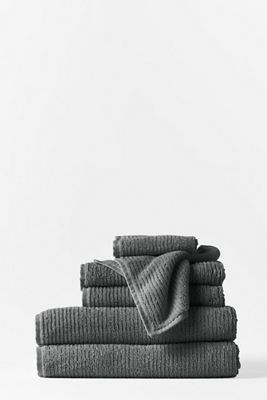 Coyuchi Temescal Organic Ribbed 6pc Towel Set