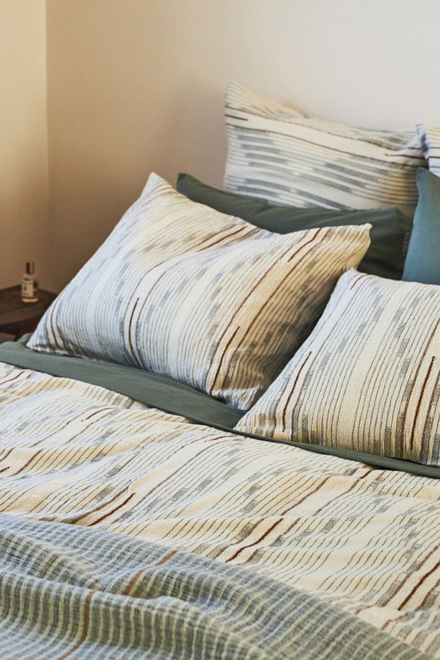 Harvest Organic Cotton Ikat Full/Queen Duvet Cover