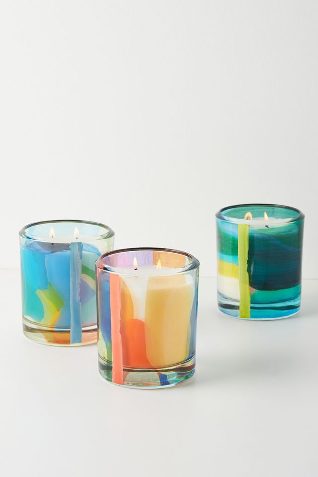 Claire Desjardins Kaleidoscope Glass Candle #2