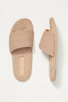 Salt + Umber Sunny Braided Slide Sandals