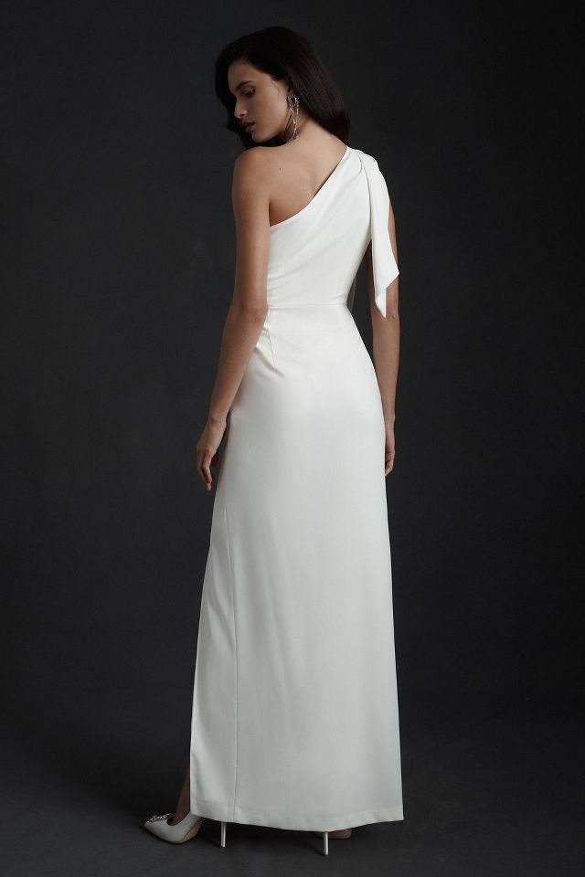 Monique Lhuillier Lionel One Shoulder Best Sale 