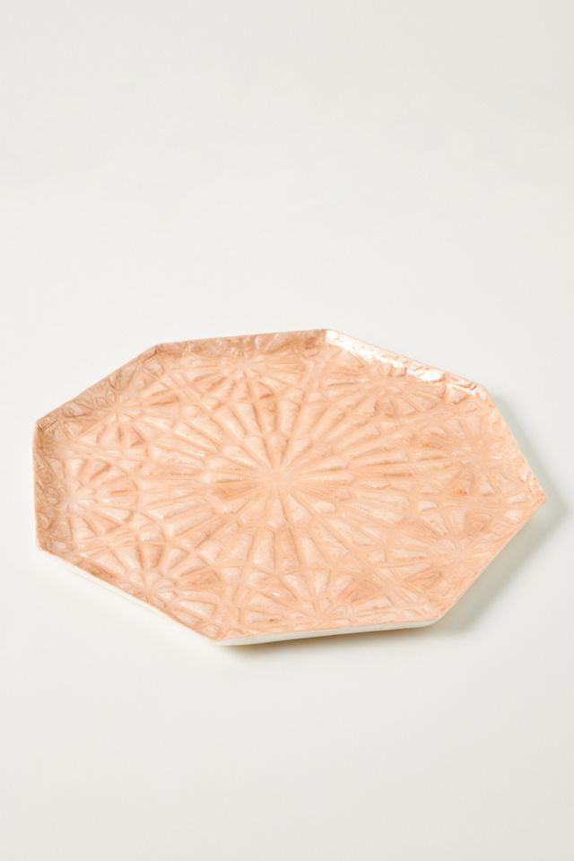 Heidi Capiz Decorative Tray #1