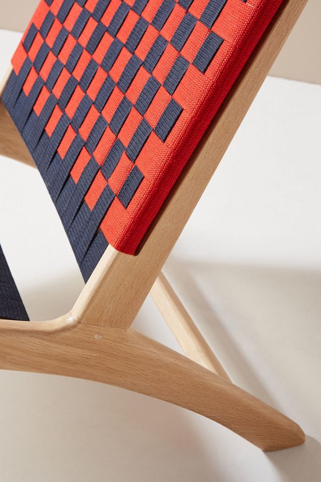 Clare V. for Anthropologie Carreaux Webbed Chair #5