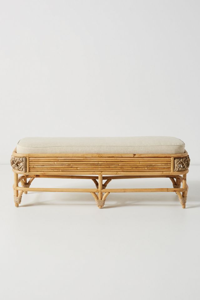 Marigny Rattan Bench #1