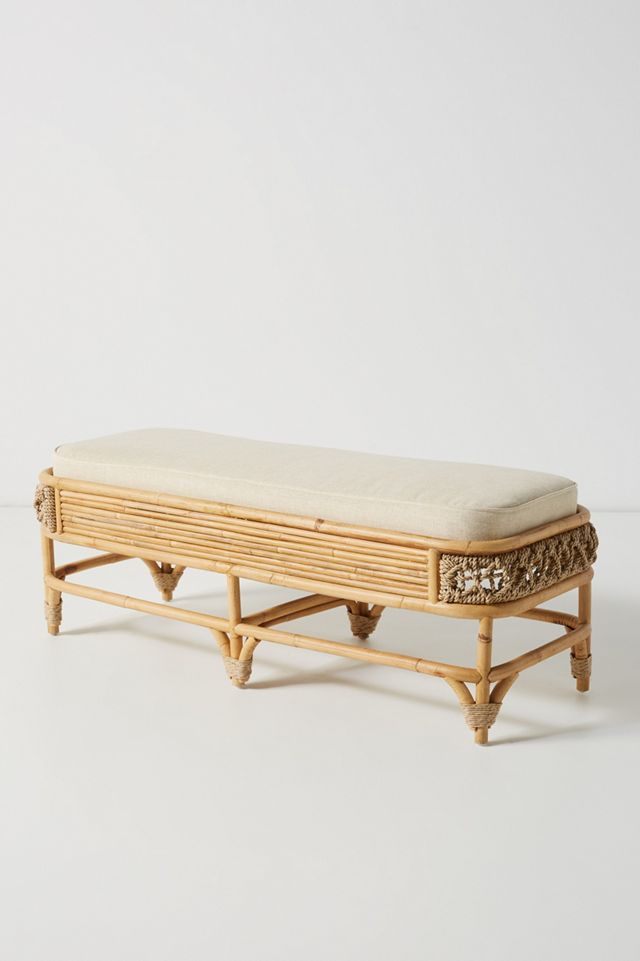Marigny Rattan Bench #2