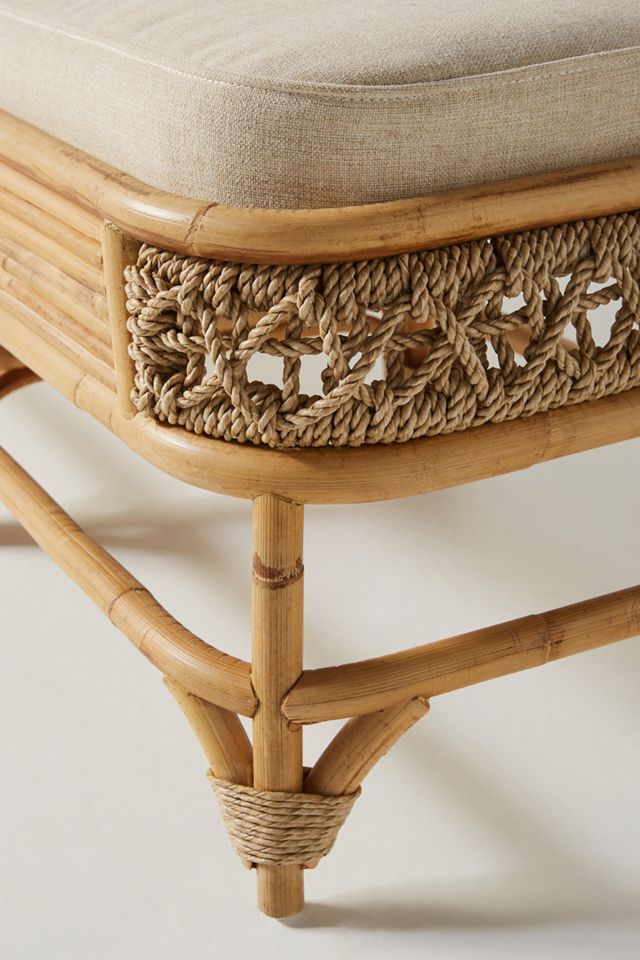 Marigny Rattan Bench #4