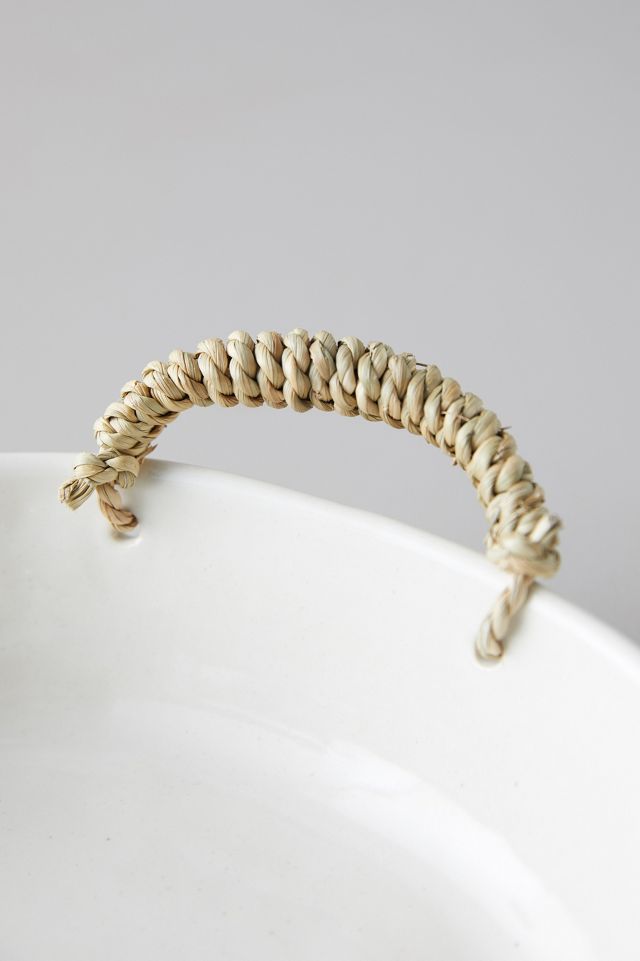 Ceramic Wrapped Handle Serving Bowl #2