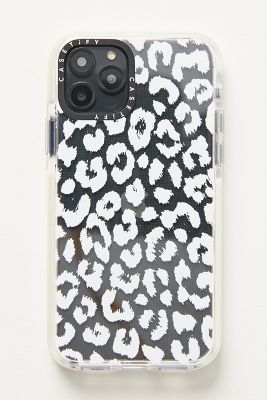 Casetify White Leopard Iphone Case By  In White Size L