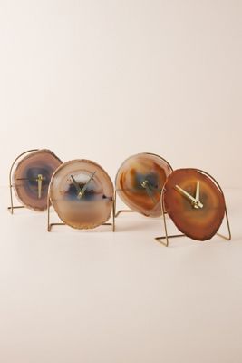 Agate Desk Clock