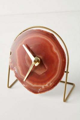 Agate Desk Clock