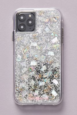 Case-mate Mother Of Pearl Iphone Case By  In Silver Size M
