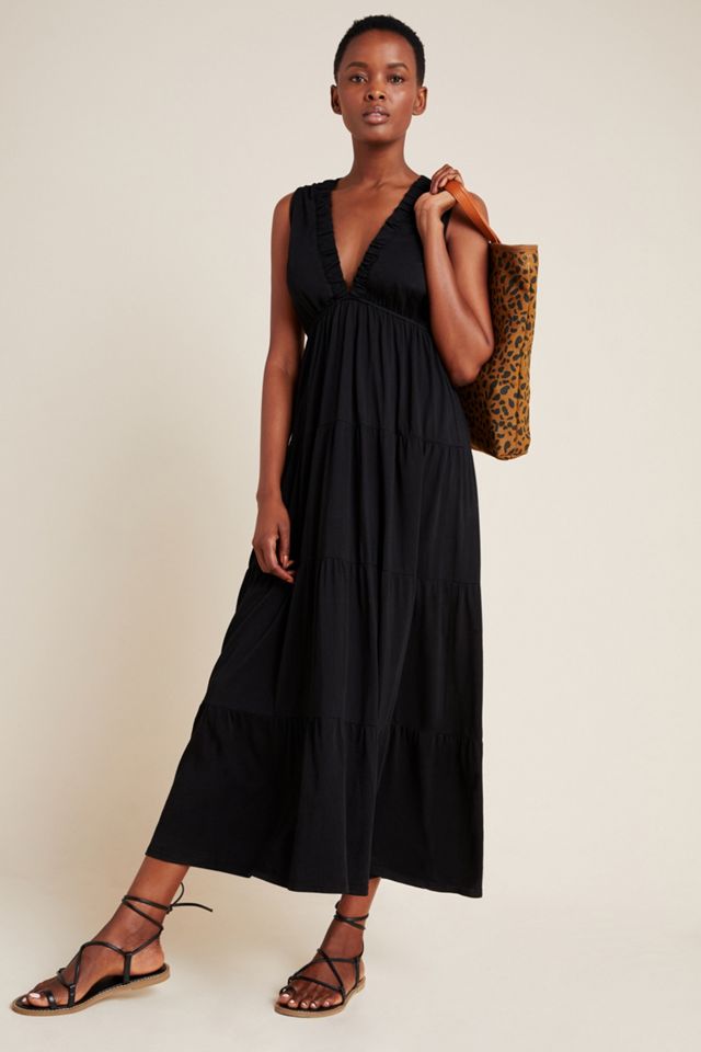 Dita Ruffled Maxi Dress | Anthropologie