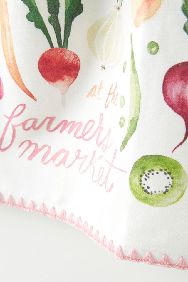 Meet Me At The Farmers Market Dish Towel #1