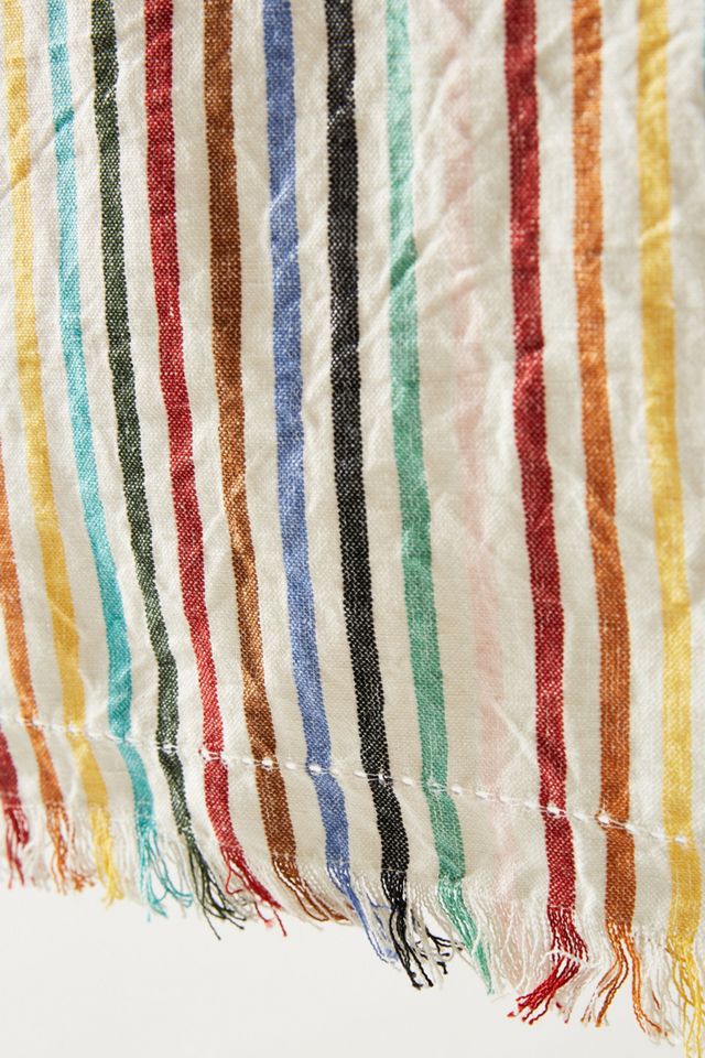 Ziggy Rainbow-Striped Table Cloth #2