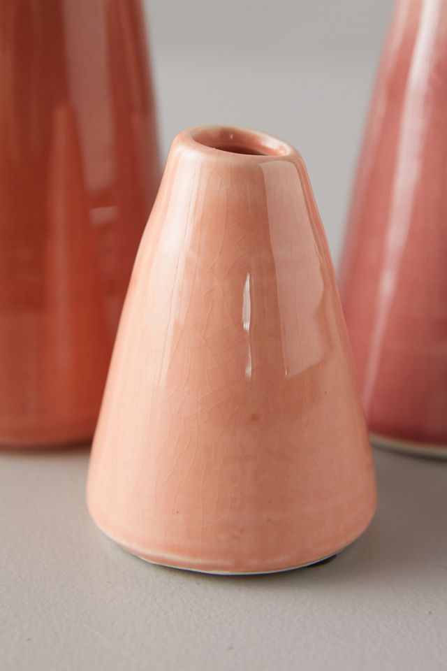 Pink Cylinder Vases, Set of 4 #3