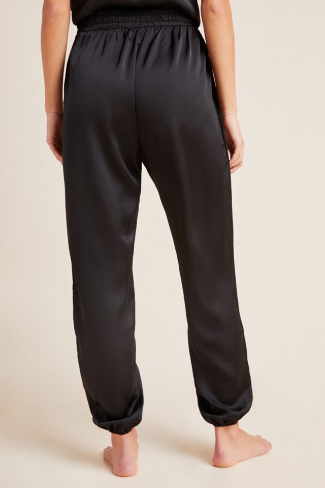 Elena Satin Joggers #1