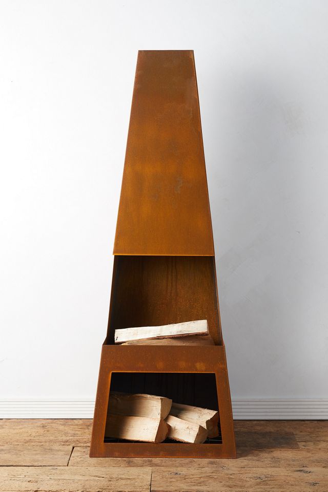 Weathering Steel Pular Chiminea #1