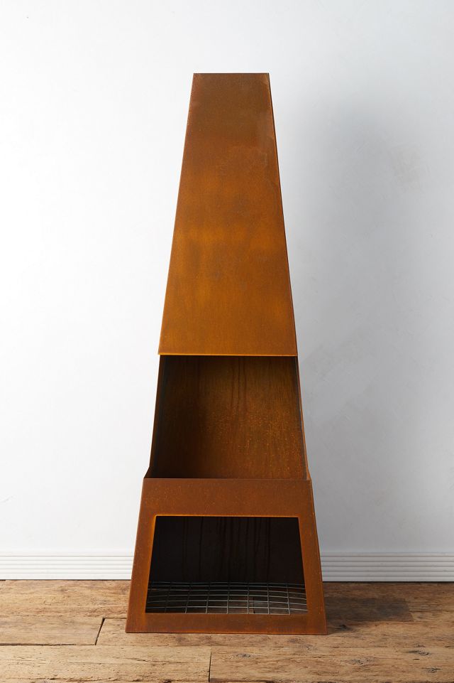 Weathering Steel Pular Chiminea