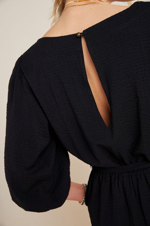 Francesca Balloon-Sleeved Romper #1