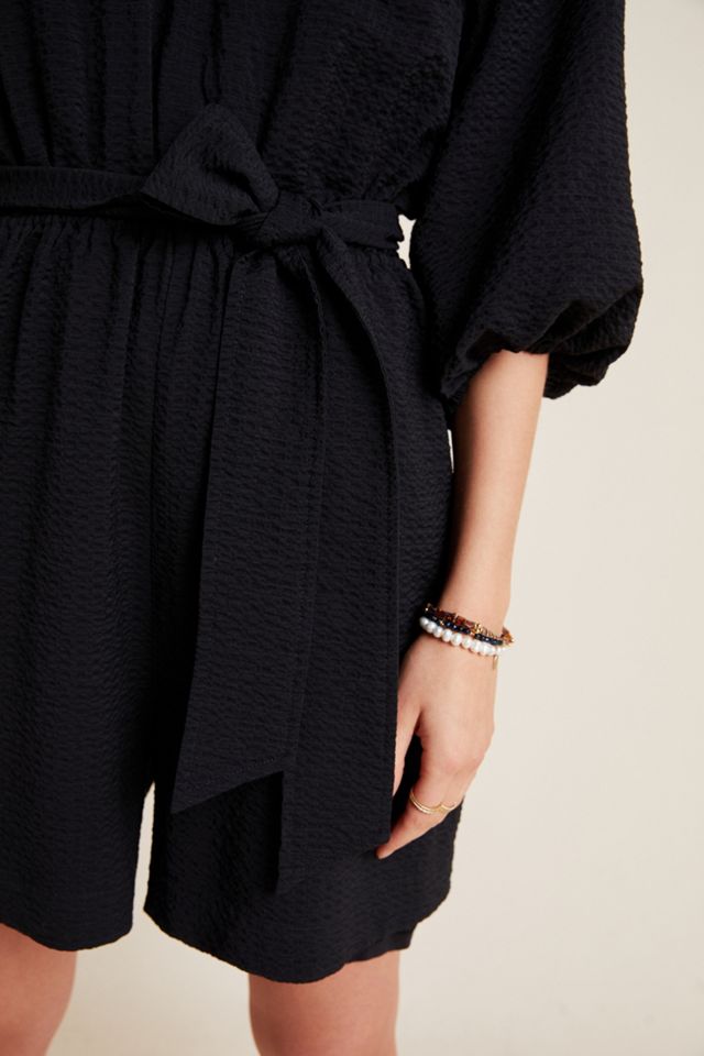 Francesca Balloon-Sleeved Romper #3