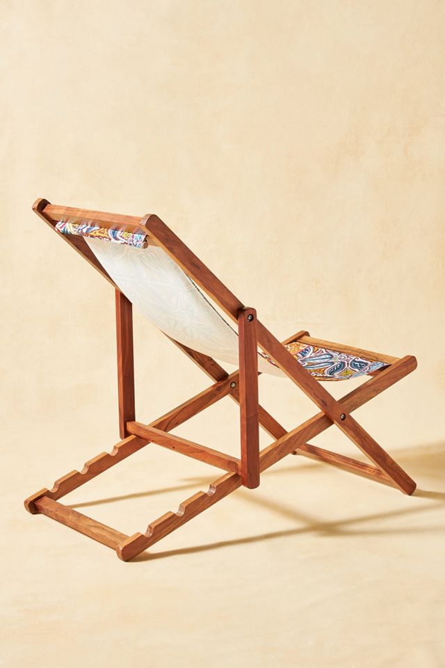 Blockprint Beach Sling Chair #3