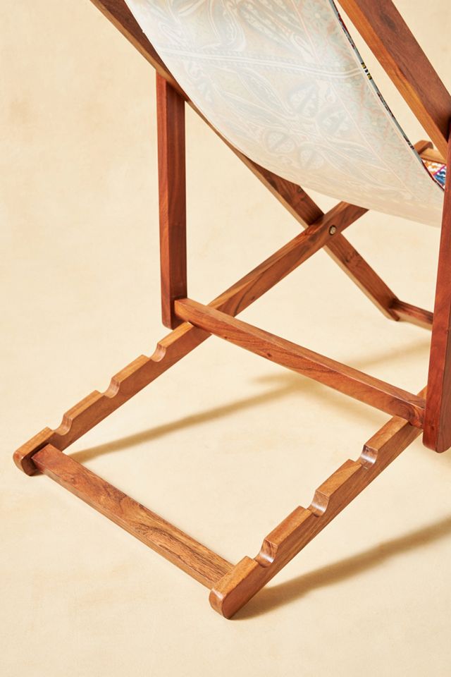 Blockprint Beach Sling Chair #6
