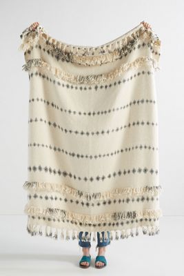 Fringed Sierra Throw Blanket