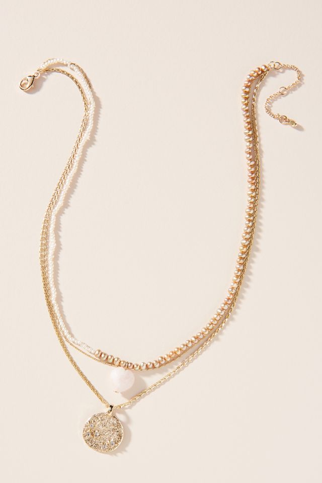 Anthropologie hot sale layered necklace